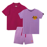 Organic Cotton Mix 'n' Match set of 3 | T-shirt & Shorts