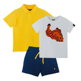 Organic Cotton Mix 'n' Match set of 3 | T-shirt & Shorts