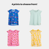 Wavy Sleeve Tee Stars