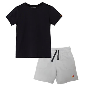 Organic Cotton Mix 'n' Match set of 2 | T-shirt & Shorts — organic cotton kids co-ord set India 2-6 years — Kiggle