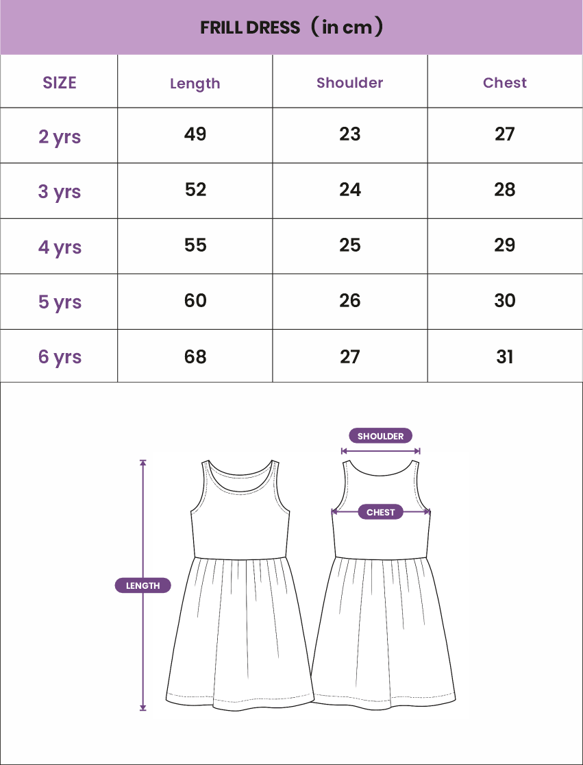 Frill Dress Flower pack of 3 - organic cotton kids clothing - Kiggle