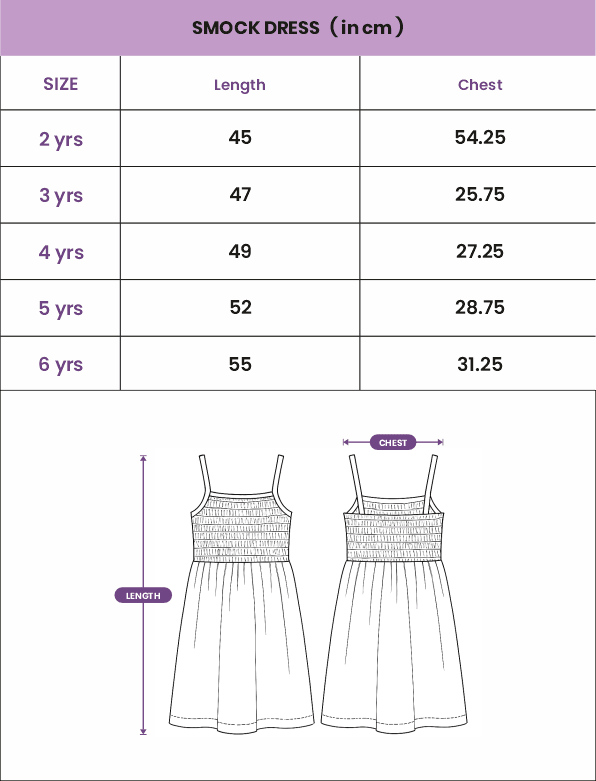 Smocked Dress pack of 5 - organic cotton kids clothing - Kiggle