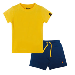 Organic Cotton Mix 'n' Match set of 2 | T-shirt & Shorts — organic cotton kids co-ord set India 2-6 years — Kiggle