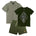 Organic Cotton Mix 'n' Match set of 3 | T-shirt & Shorts — organic cotton kids co-ord set India 2-6 years — Kiggle
