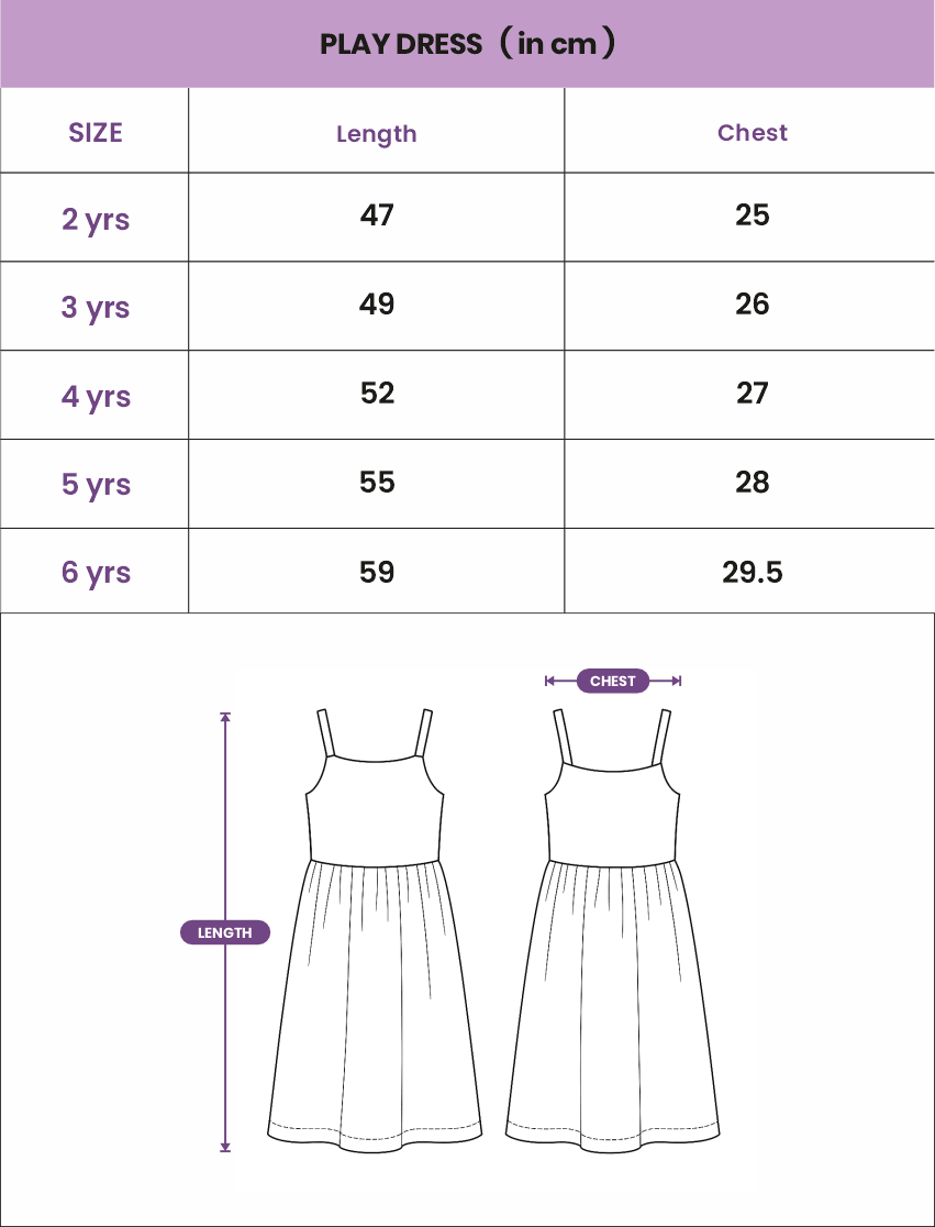 Play dress pack of 3 - organic cotton kids clothing - Kiggle