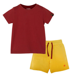 Organic Cotton Mix 'n' Match set of 2 | T-shirt & Shorts — organic cotton kids co-ord set India 2-6 years — Kiggle