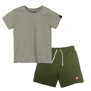Organic Cotton Mix 'n' Match set of 2 | T-shirt & Shorts — organic cotton kids co-ord set India 2-6 years — Kiggle