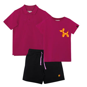 Organic Cotton Mix 'n' Match set of 3 | T-shirt & Shorts — organic cotton kids co-ord set India 2-6 years — Kiggle