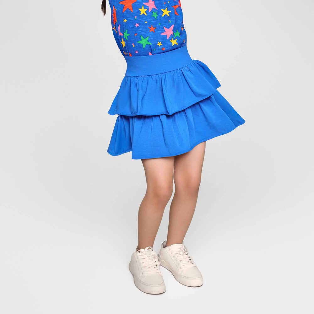 Wavy Skirt Blueberry