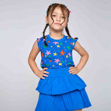 Wavy Sleeve Tee Stars