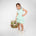 Wavy Sleeve Tee Lime — organic cotton girls wavy sleeve t-shirt India 2-6 years — Kiggle