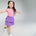 Wavy Skirt Orchid - organic cotton kids clothing - Kiggle