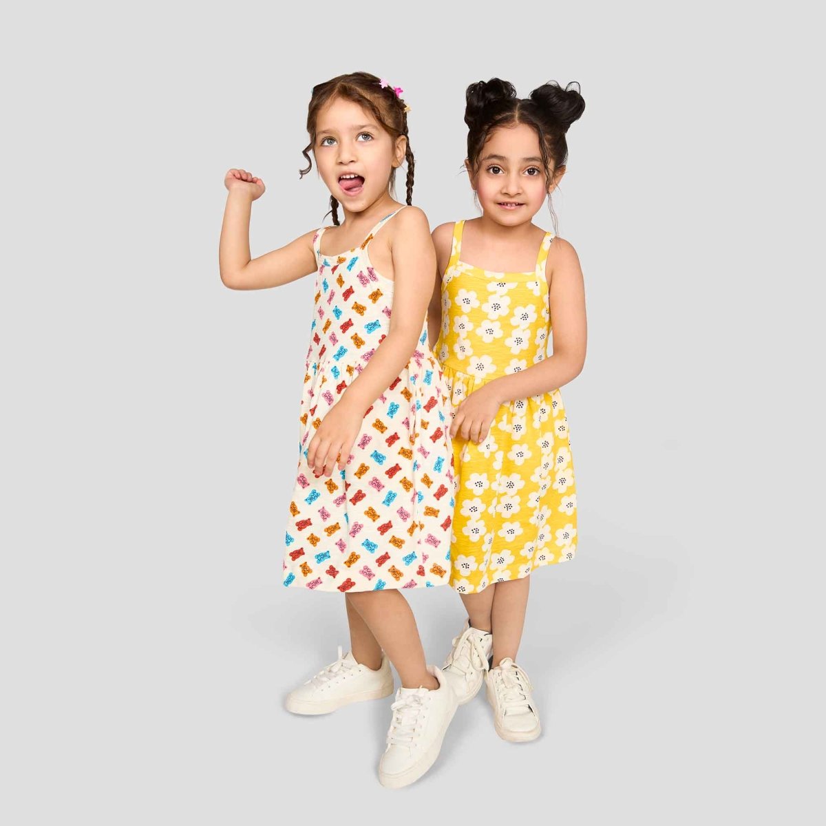 Play dress pack of 3 - organic cotton kids clothing - Kiggle