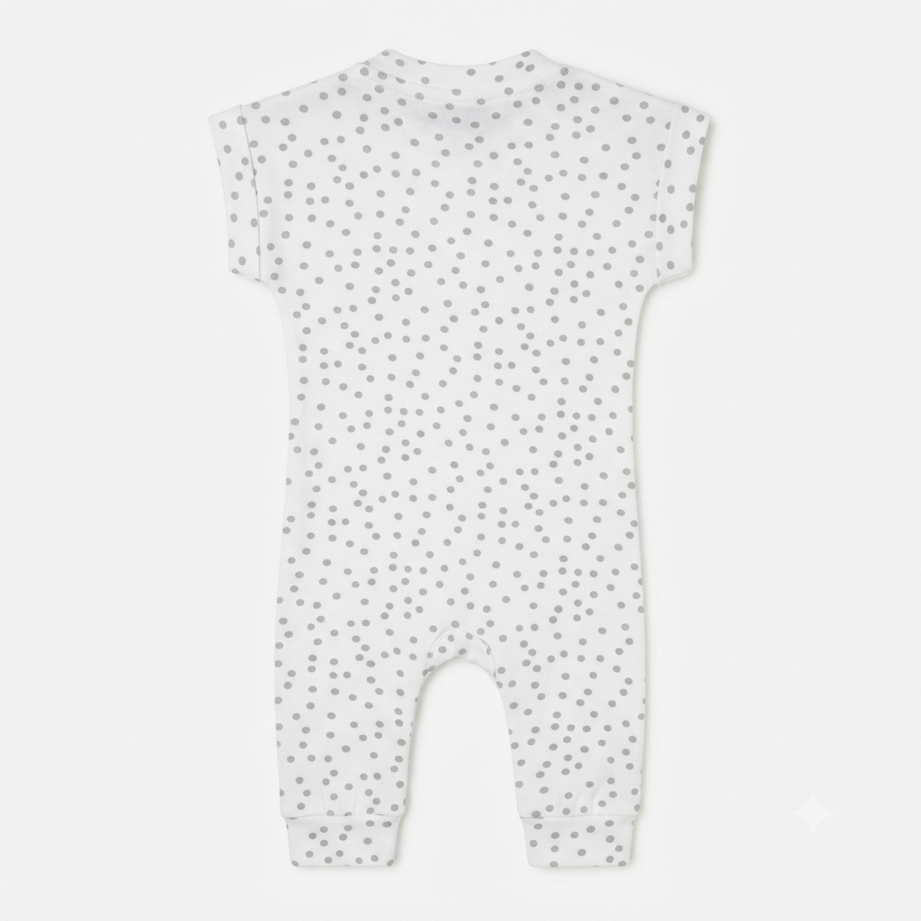 Half Sleeve Sleepsuit Misty Dot - back