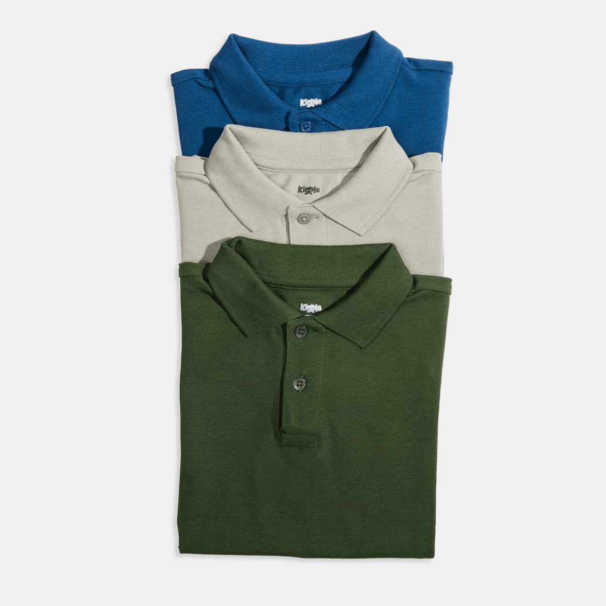 Classic polo 3 pack — organic cotton kids polo t-shirt India pique fabric 2-6 years — Kiggle