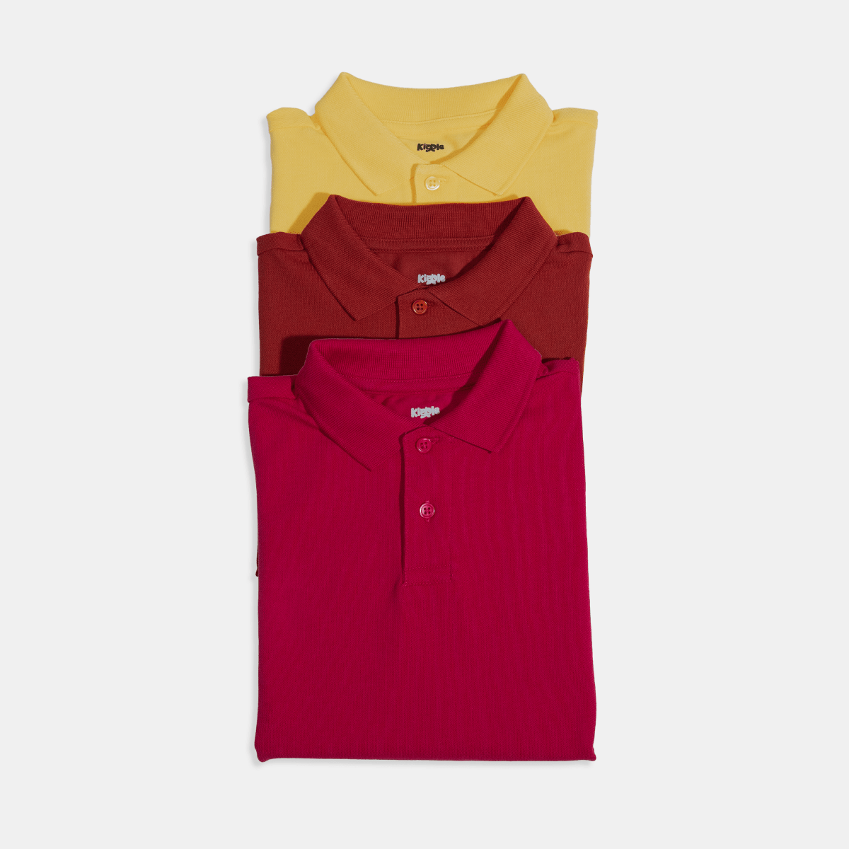 Classic polo 3 pack — organic cotton kids polo t-shirt India pique fabric 2-6 years — Kiggle
