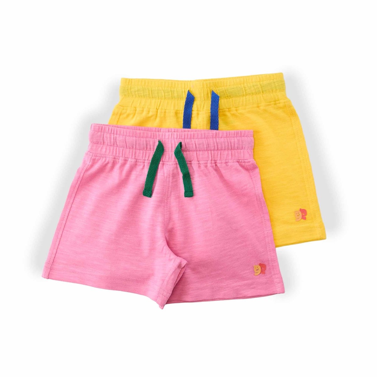 Play Shorts Pack of 2 — organic cotton baby play shorts India 0-2 years — Kiggle