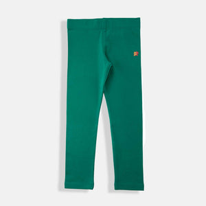 Leggings Pine — organic cotton kids leggings India 2-6 years stretch waistband — Kiggle