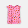 Wavy Sleeve Tee Orange Fruit