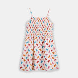 Smocked Dress pack of 5 - organic cotton kids clothing - Kiggle