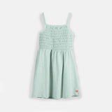 Smocked Dress Lime