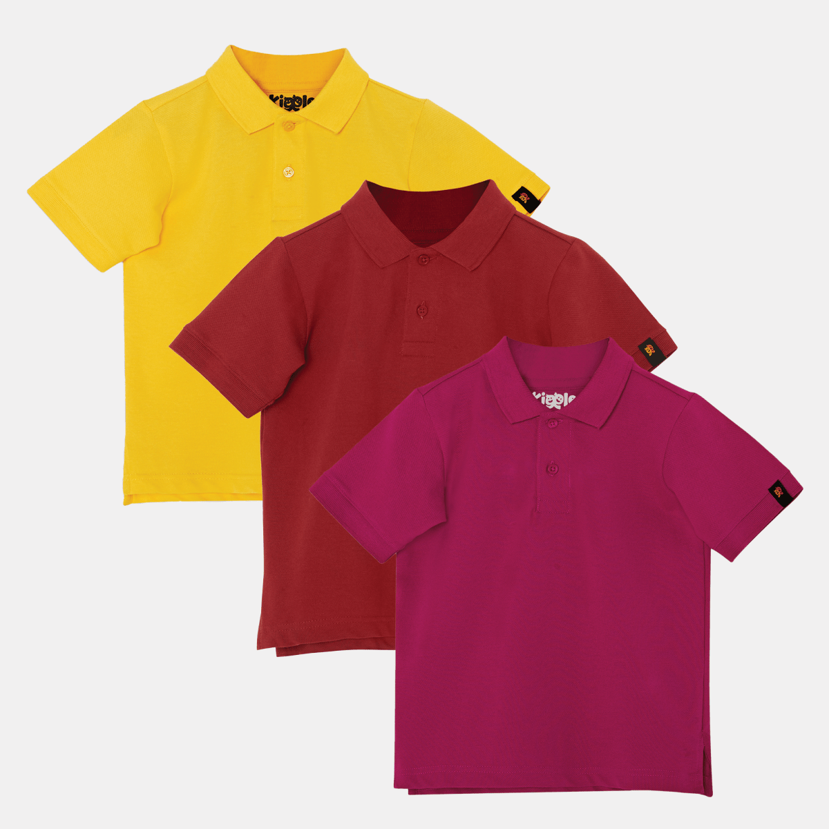Classic polo 3 pack - organic cotton kids clothing - Kiggle