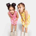 Frill Dress Flower pack of 3 - organic cotton kids clothing - Kiggle