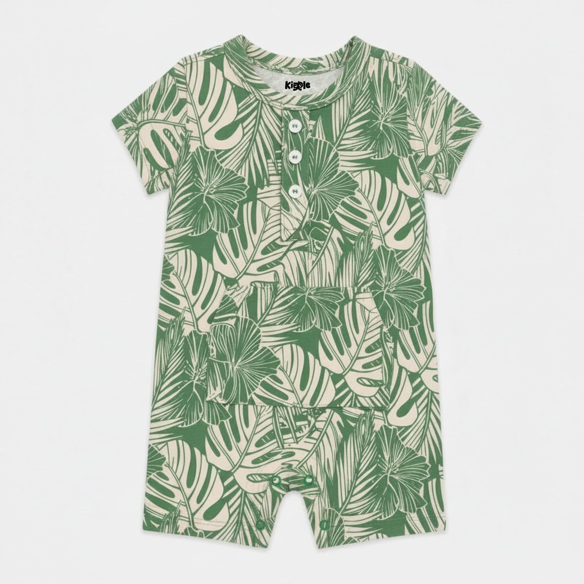 Spring Shorty Pack of 3 - Organic Cotton Baby Rompers (3 - 24 Months) - organic cotton kids clothing - Kiggle