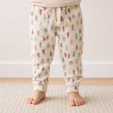 Baby wearing Kiggle Tiny Forest organic cotton baby pant