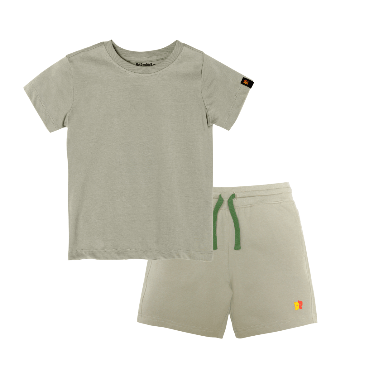 Organic Cotton Co-ord set | T-shirt & Shorts — organic cotton kids co-ord set India 2-6 years — Kiggle