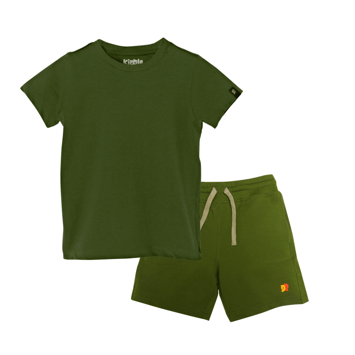Organic Cotton Co-ord set | T-shirt & Shorts — organic cotton kids co-ord set India 2-6 years — Kiggle