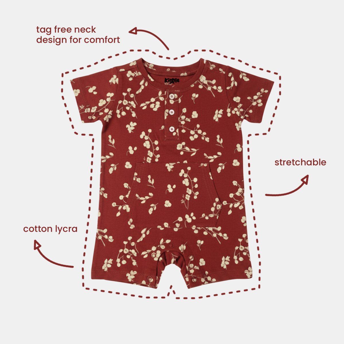 Pack of 3 Shorty Rompers — Autumn | Organic Cotton Baby (3–24 Months) - organic cotton kids clothing - Kiggle