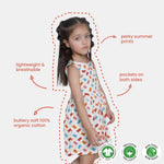 Frill Dress Flower pack of 3 - organic cotton kids clothing - Kiggle