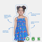 Smocked Dress pack of 3 - organic cotton kids clothing - Kiggle