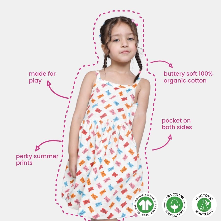 Play dress pack of 5 - organic cotton kids clothing - Kiggle