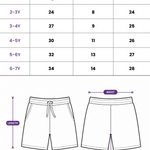 Long Shorts - Bear pattern - organic cotton kids clothing - Kiggle