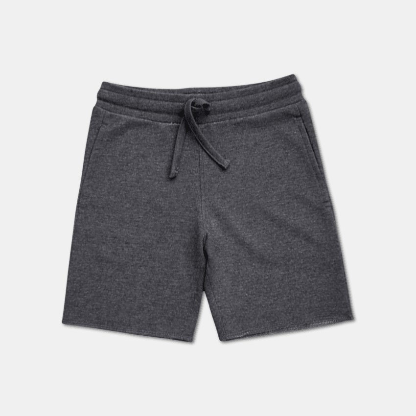 Long Shorts - Charcoal - organic cotton kids clothing - Kiggle