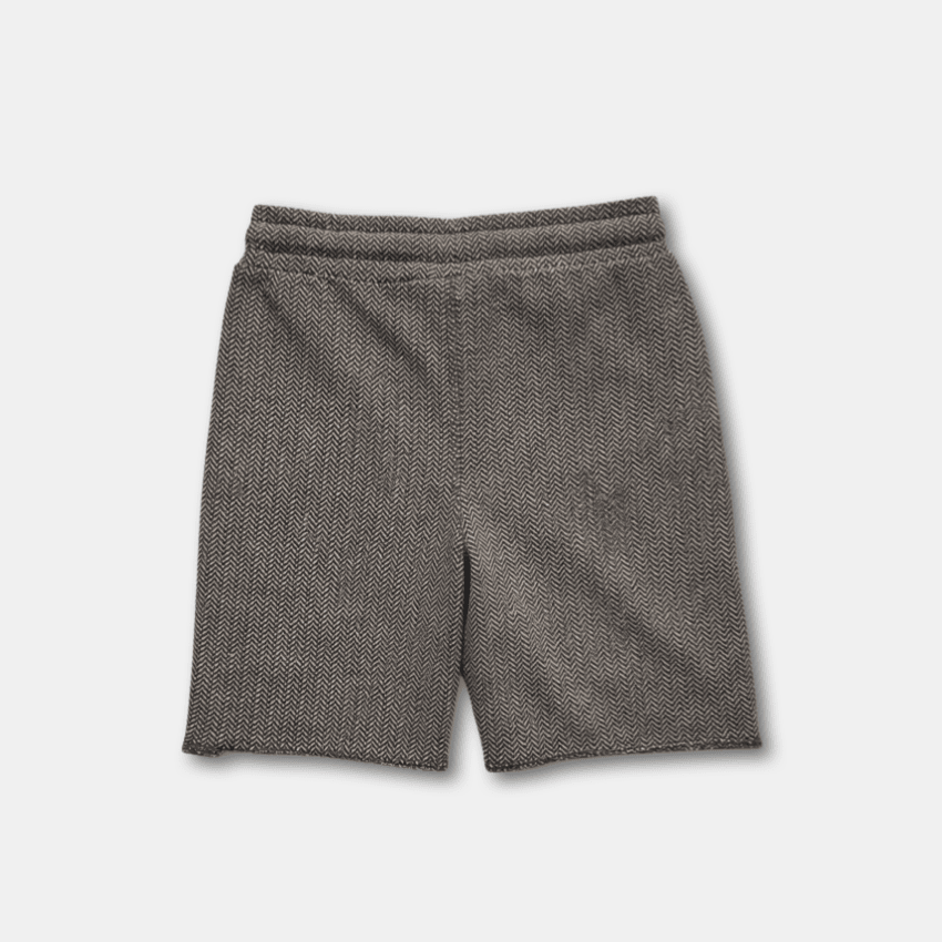 Long Shorts - Bear pattern - organic cotton kids clothing - Kiggle