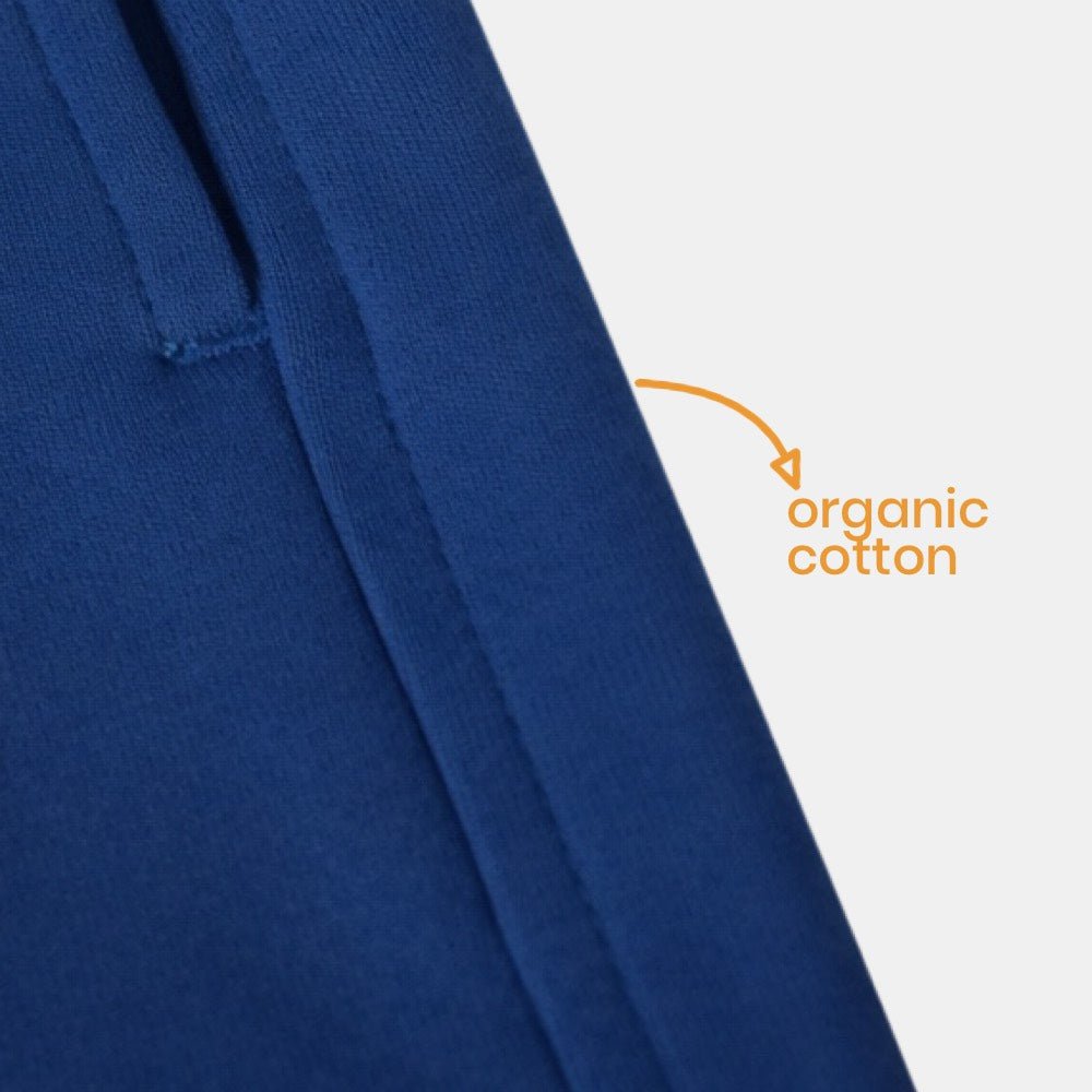 All Weather Joggers Navy - organic cotton kids clothing - Kiggle