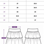 Wavy Skirt Lime - organic cotton kids clothing - Kiggle