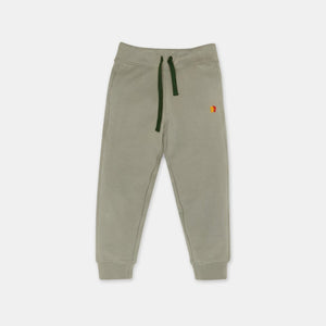 All Weather Joggers Dry Sage — organic cotton kids joggers India all weather 2-6 years — Kiggle