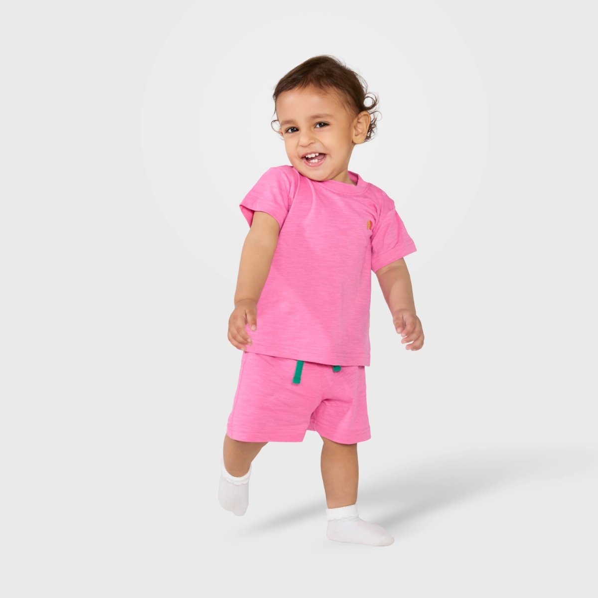 Play Shorts Bubblegum - organic cotton kids clothing - Kiggle