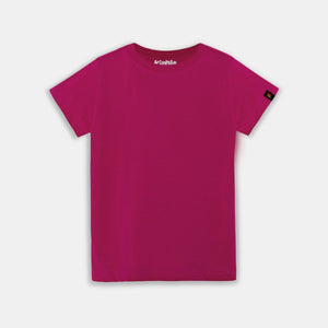 Short Sleeve Tee Raspberry — organic cotton kids t-shirt India short sleeve — Kiggle