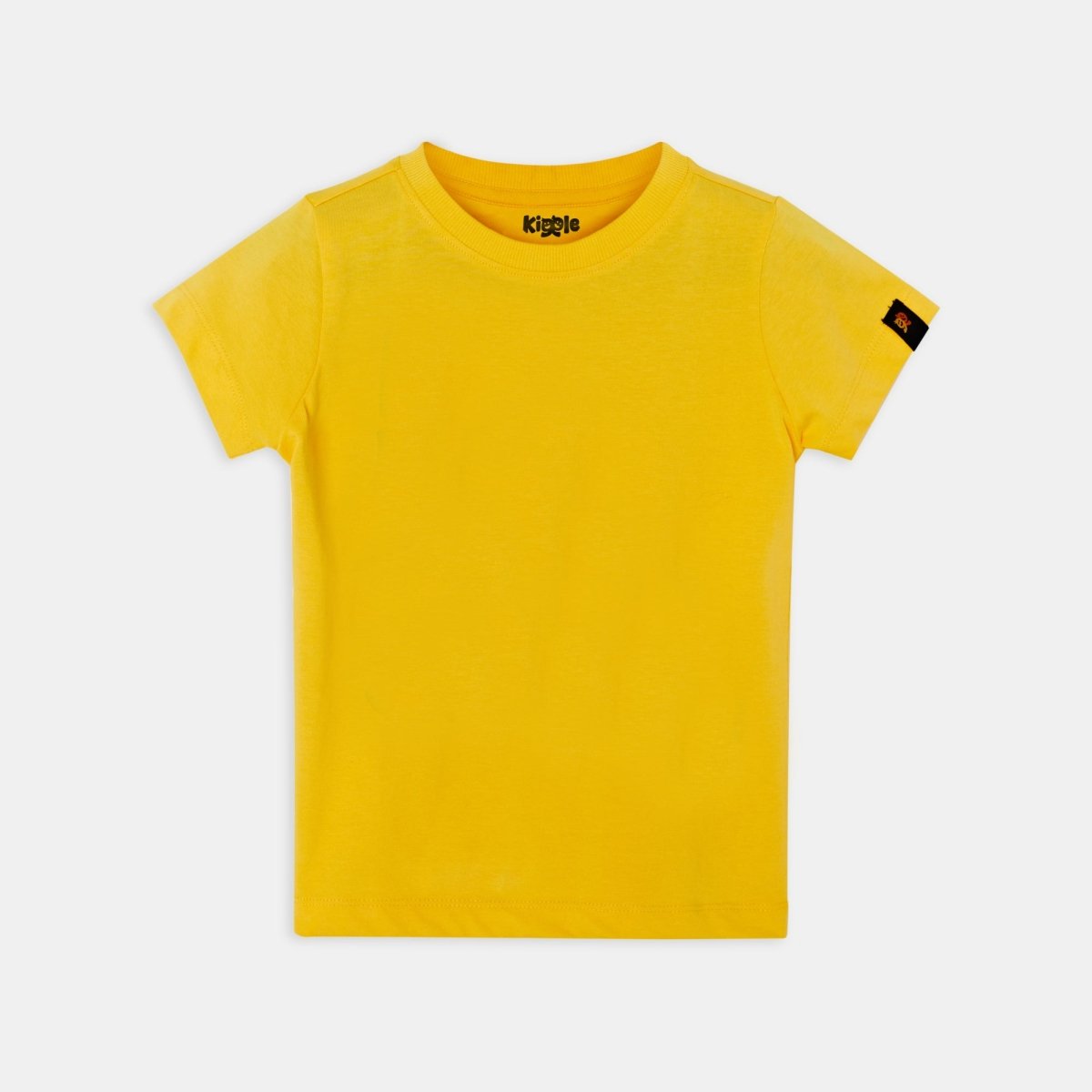 Short Sleeve Tee Mustard - organic cotton kids clothing - Kiggle