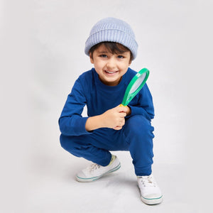 All Weather Sweatshirts Navy — organic cotton kids sweatshirt India all weather 2-6 years — Kiggle