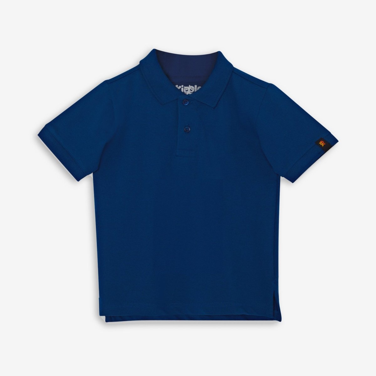 Classic Polo Navy — organic cotton kids polo t-shirt India pique fabric 2-6 years — Kiggle