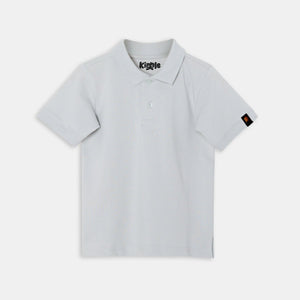 Classic Polo Snow — organic cotton kids polo t-shirt India pique fabric 2-6 years — Kiggle