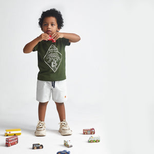 Explore Tee Forest — organic cotton kids graphic t-shirt India water-based print — Kiggle