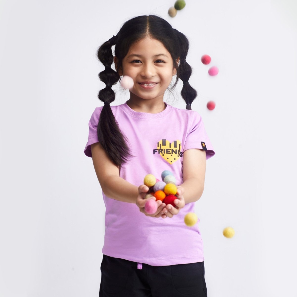 Best Friends Forever (BFF) Lavender - organic cotton kids clothing - Kiggle