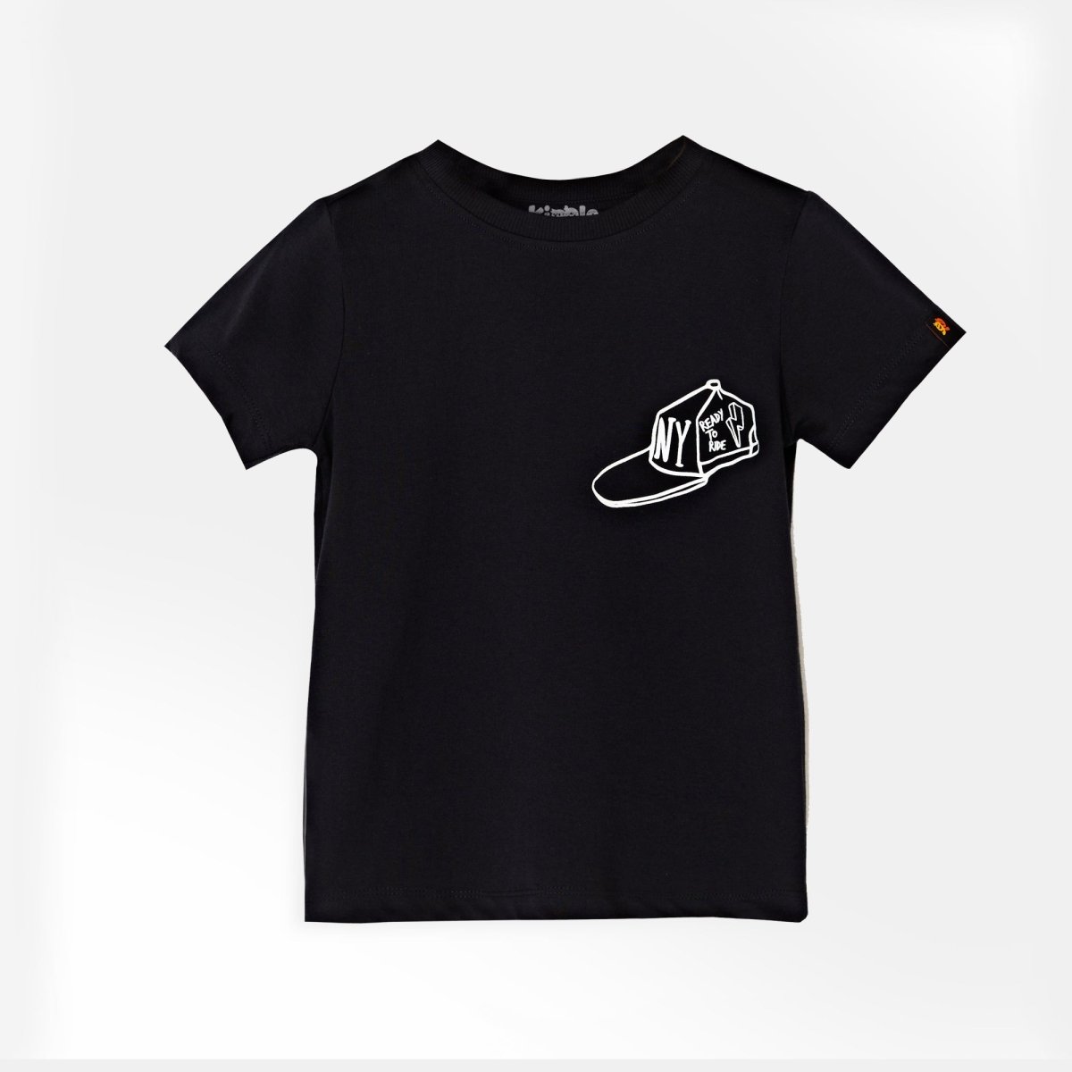 NYC Skater Tee Carbon - organic cotton kids clothing - Kiggle